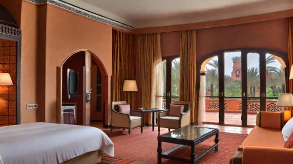 Photo des chambres de l'hôtel Tikida Golf Palace Photo du palais de golf de Tikida