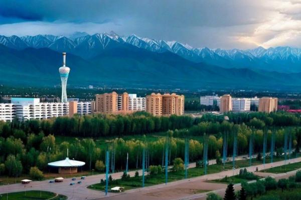 Photo panoramique d'Almaty