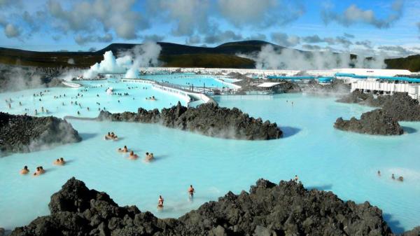 Photo de la station thermale «Blue Lagoon»