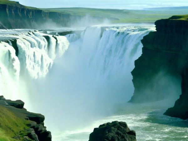 Photo de la cascade de Gudlfoss