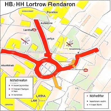 Schéma de l'aéroport d'Heathrow